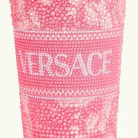 versace barocco crystal travel cup pink