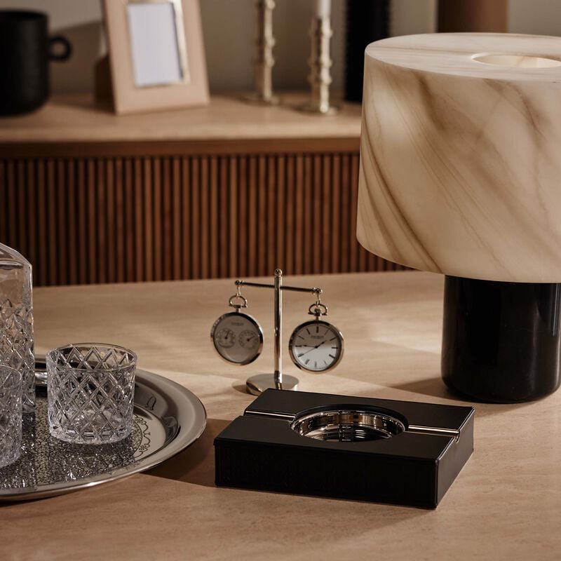 Elie Saab Monogram Ashtray Ebony giobagnara elie saab monogram ashtray ebony