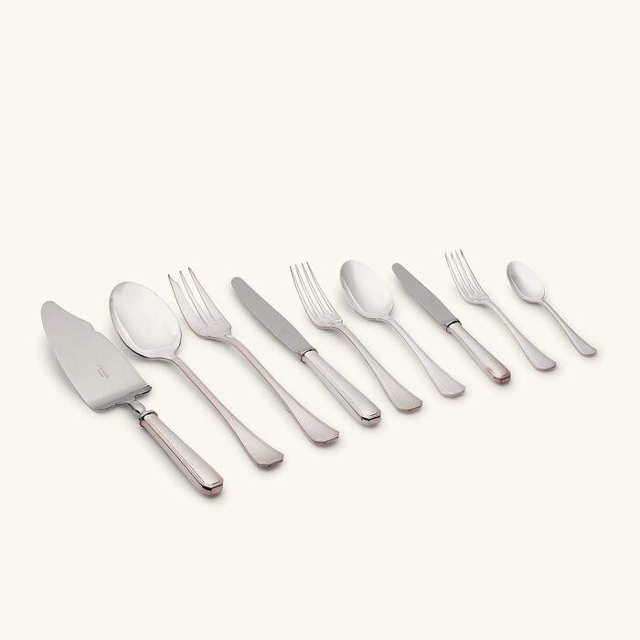 christofle america 75 piece flatware set with ambassadeur chest silver plated