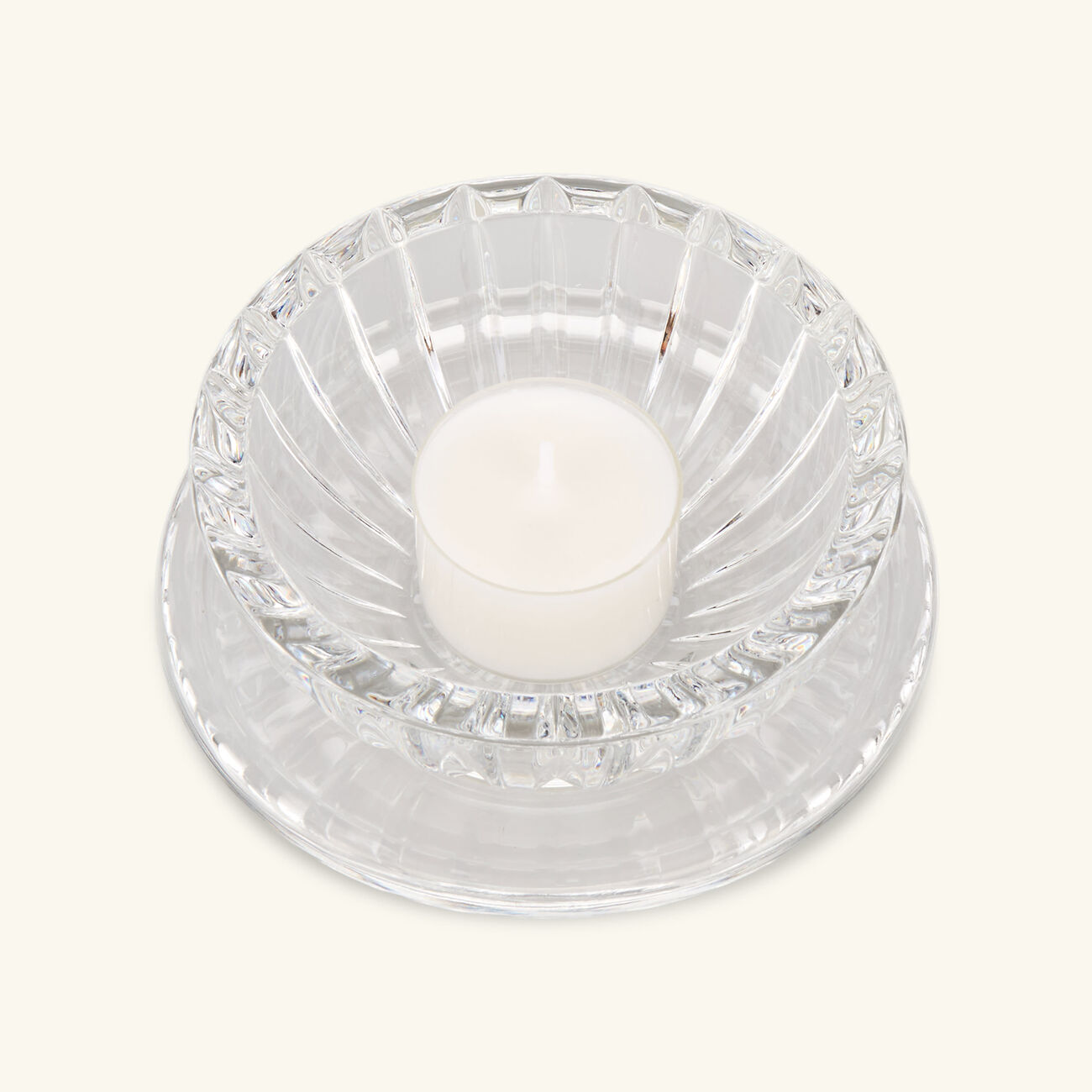 mario cioni   c lotus candle holder clear