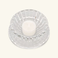 mario cioni   c lotus candle holder clear