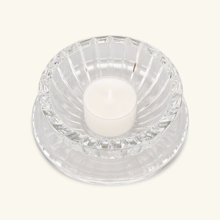 mario cioni   c lotus candle holder clear