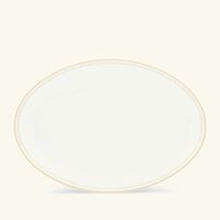 christofle malmaison imp riale serving platter oval gold 38cm