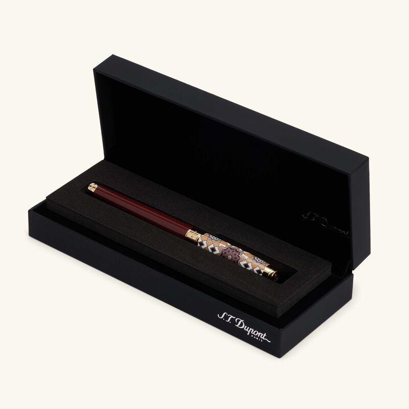 Alhambra Medium Eternity Ballpoint Pen Red st dupont alhambra medium eternity ballpoint pen red
