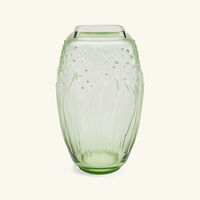 Muguet Vase Medium Green lalique muguet vase medium green