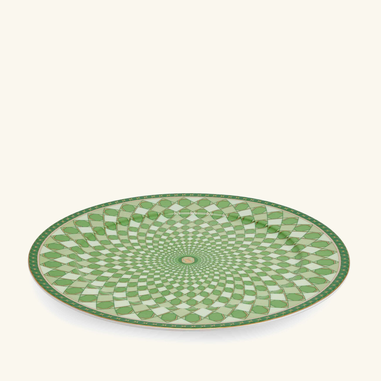rosenthal signum fern charger plate round green 33cm