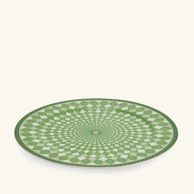 rosenthal signum fern charger plate round green 33cm