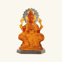 daum ganesh sculpture extra large amber