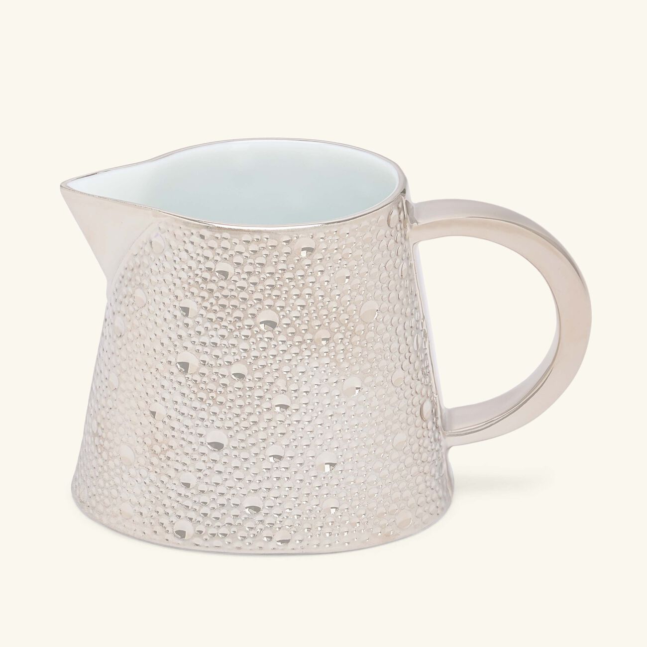 bernardaud ecume milk pitcher silver