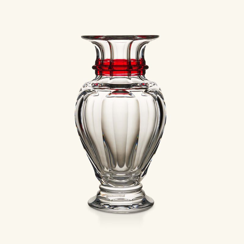 Harcourt Vase Medium Red baccarat harcourt vase medium red