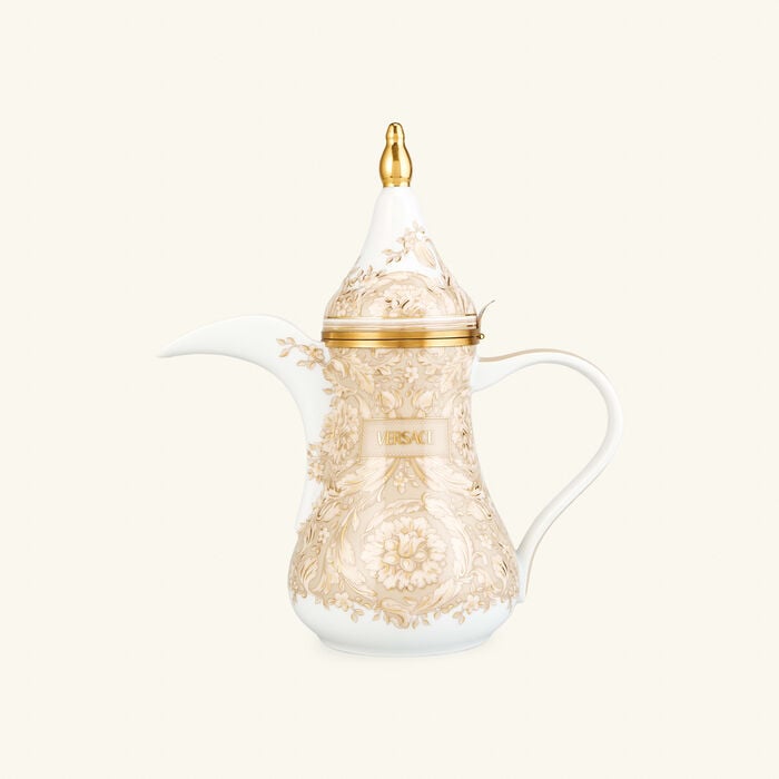 Barocco Coffee Pot Beige versace barocco coffee pot beige