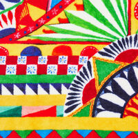 dolce gabbana casa carretto beach towel pattern