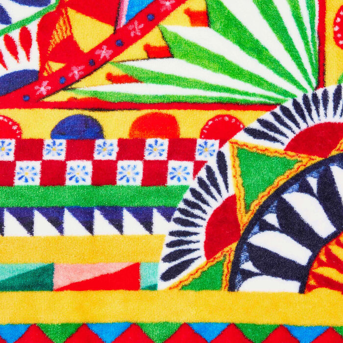 dolce gabbana casa carretto beach towel pattern