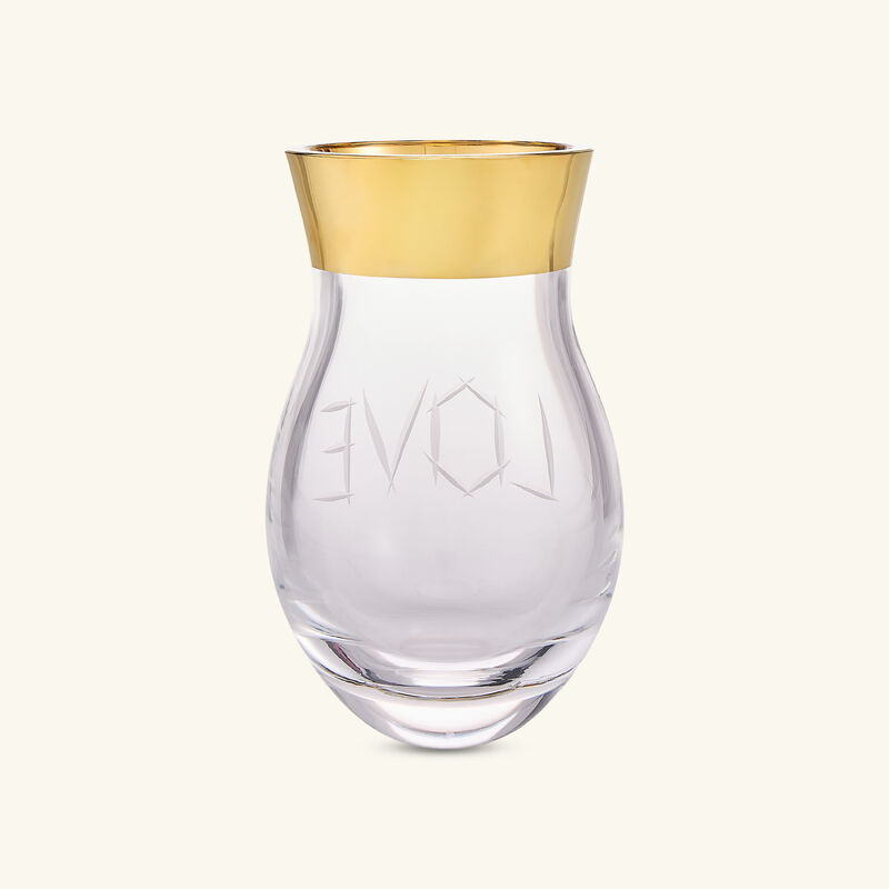 ruckl love vase medium gold