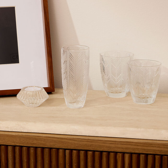 ميسوني هوم كأس للمشروب زيج زاج شفاف