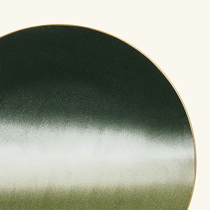 marie daage tie dye charger plate round green 30cm