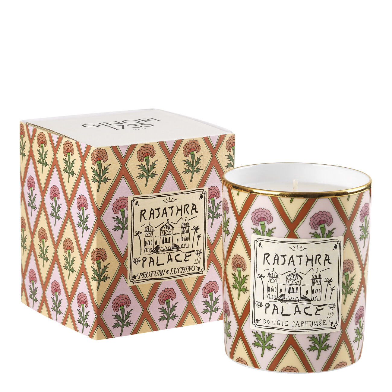Rajathra Palace Regular Candle ginori 1735 rajathra palace regular candle