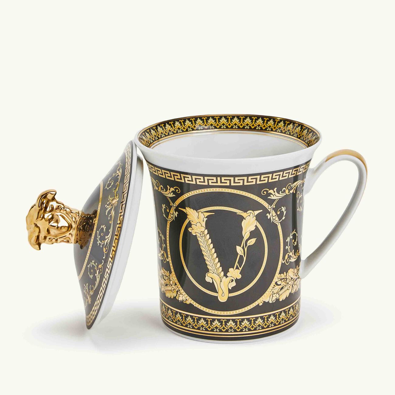 Virtus Gala Mug Black versace virtus gala mug black