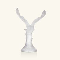 لاليك منحوتة على شكل نسر متوسطة شفافة