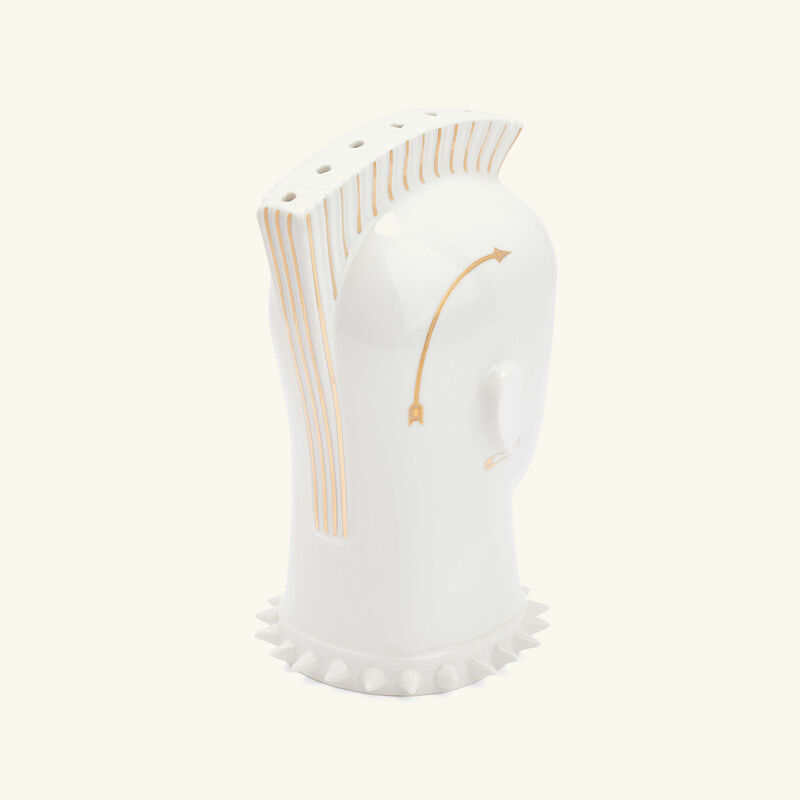 Gilded Mohawk Lollipop Holder White jonathan adler gilded mohawk lollipop holder white