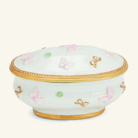 villari butterfly trinket box blue
