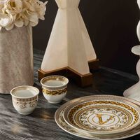 versace medusa gala arabic coffee cup white set of 6