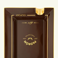 st dupont padron ashtray rectangular large brown