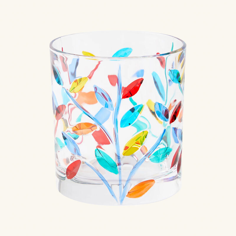 Painted Drinking Glass les ottomans painted drinking glass