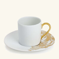 haviland stanislas dinner plate round gold 29cm