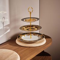 versace prestige gala etagere cake stand black