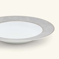 Sauvage Soup Plate Round Silver 22cm bernardaud sauvage soup plate round silver 22cm