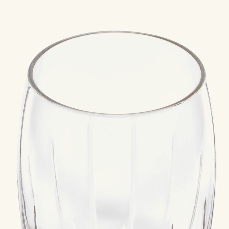 christofle iriana champagne glass clear set of 2