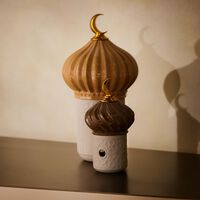 lladro majestic nights incense burner brown