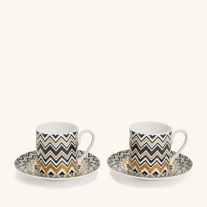 missoni home zig zag coffee cup saucer pattern