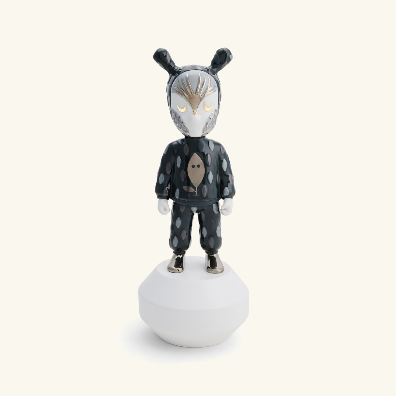 lladro the guest figurine small black
