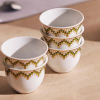 bernardaud augusta oriental coffee cups set of 4