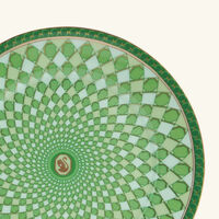 rosenthal signum fern plate round green 18cm
