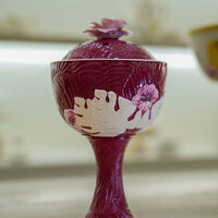 villari acapulco incense burner maroon