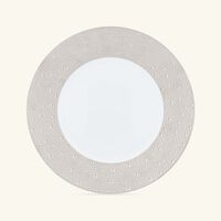 bernardaud ecume bread butter plate round white 16cm
