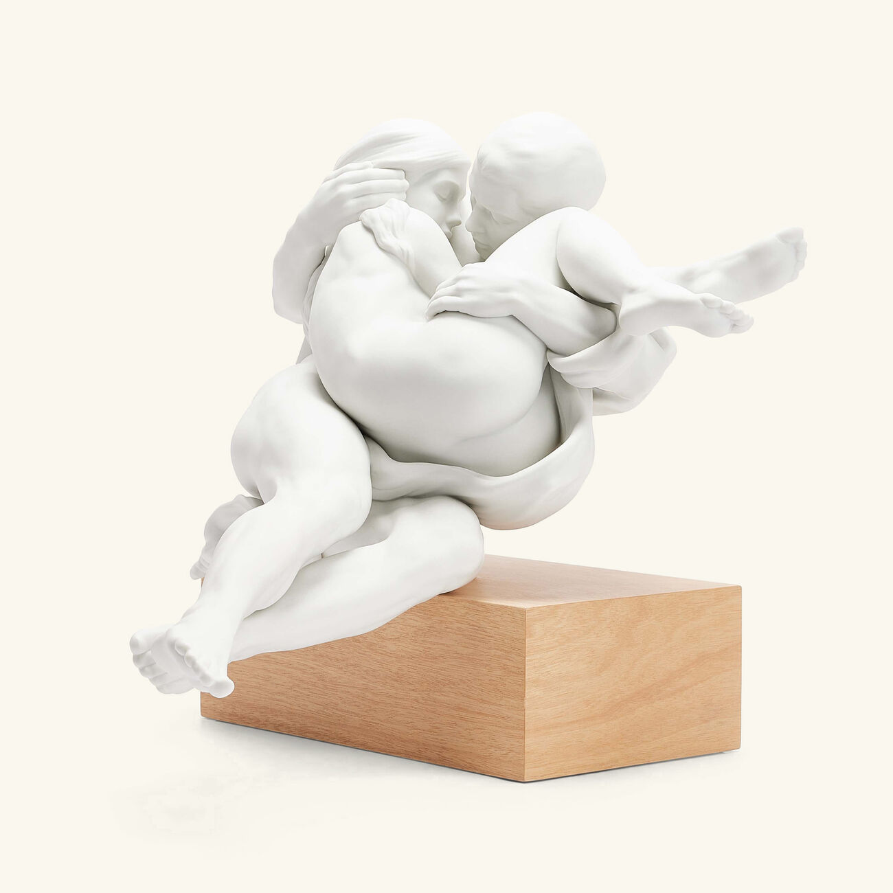 lladro together couple sculpture medium white