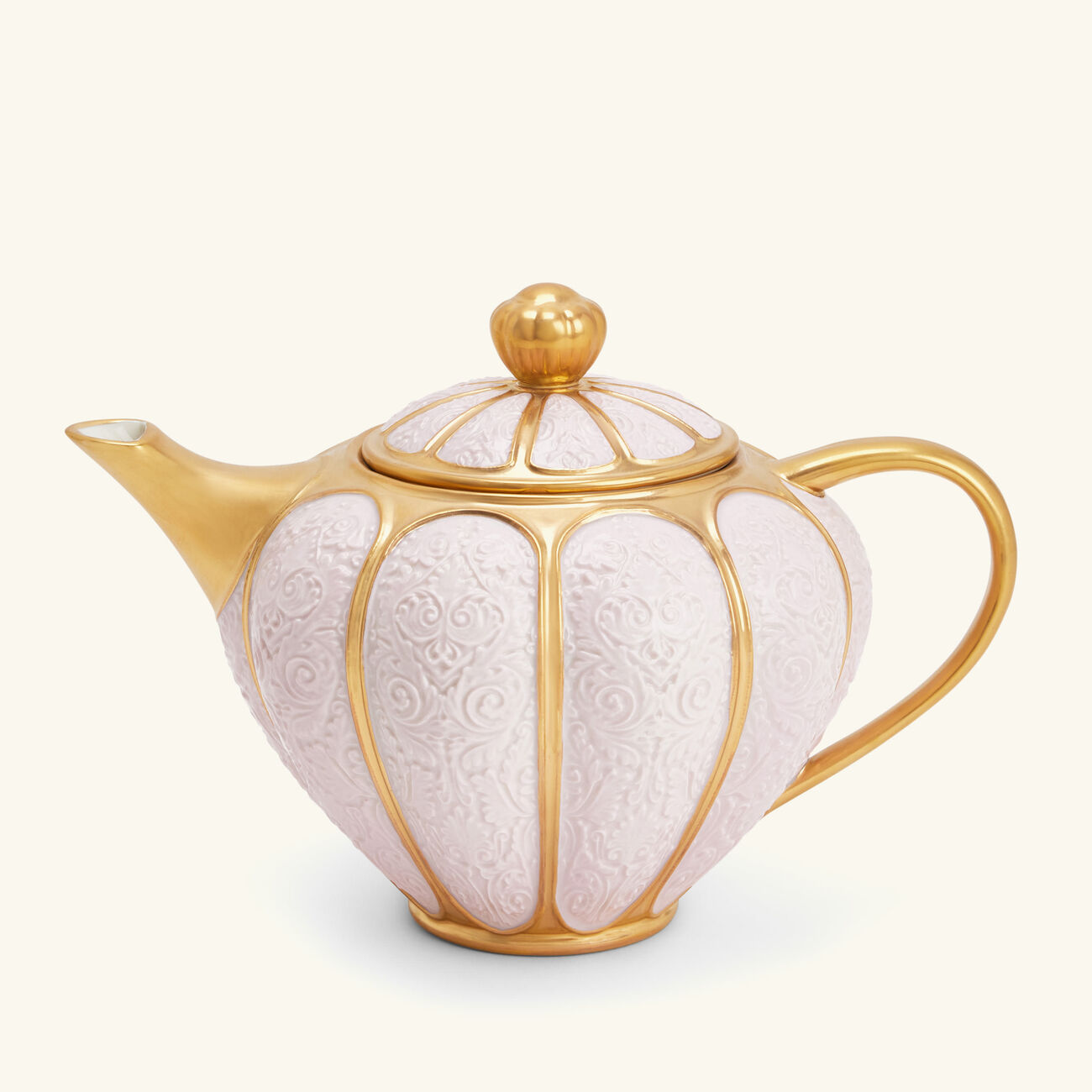 villari amour tea pot pink