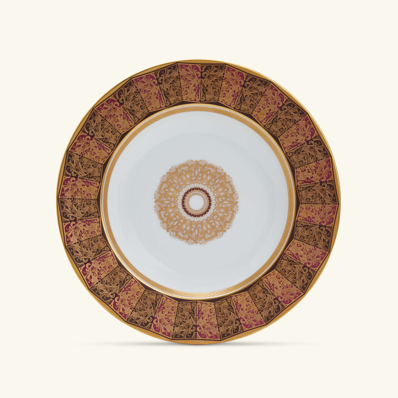 Eventail Soup Plate Round Gold 19cm bernardaud eventail soup plate round gold 19cm