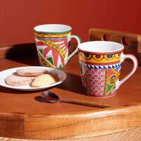 dolce gabbana casa carretto mug pattern