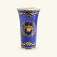 Medusa Vase Medium Blue versace medusa vase medium blue