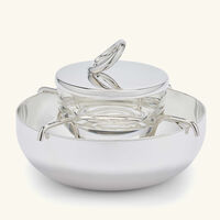 christofle vertigo caviar set silver plated