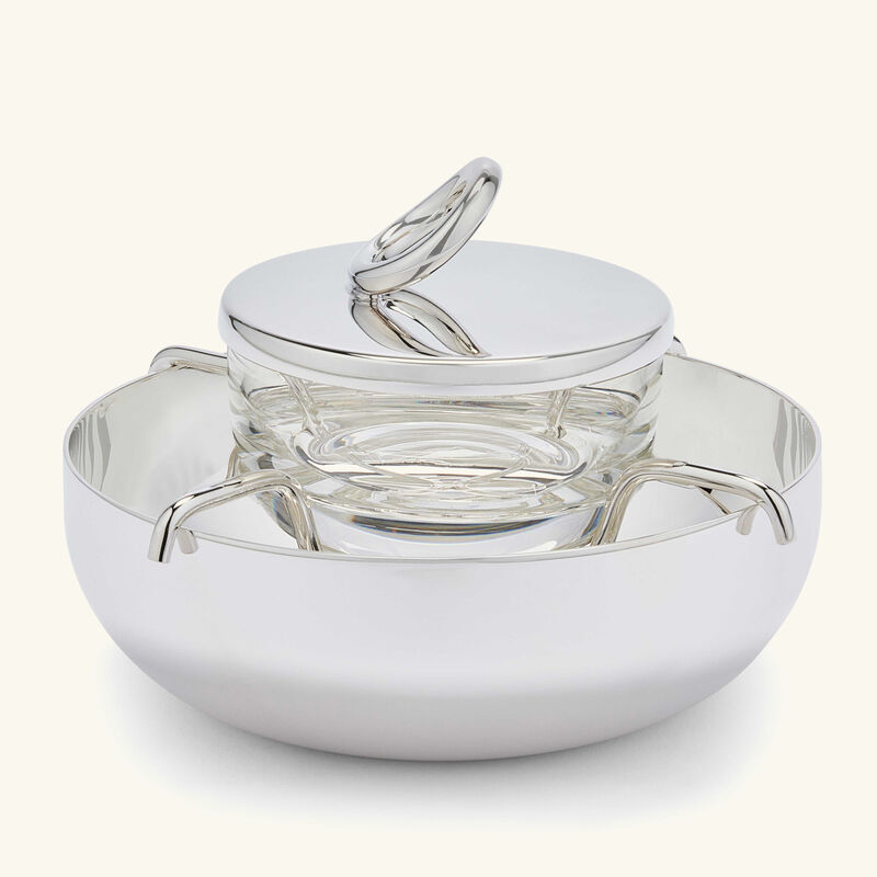 christofle vertigo caviar set silver plated