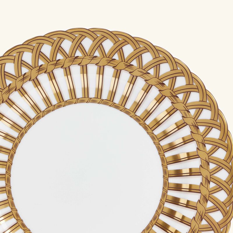 Vannerie Dinner Plate Gold 26Cm pinto paris vannerie dinner plate gold 26cm