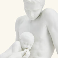 lladro the father sculpture small white