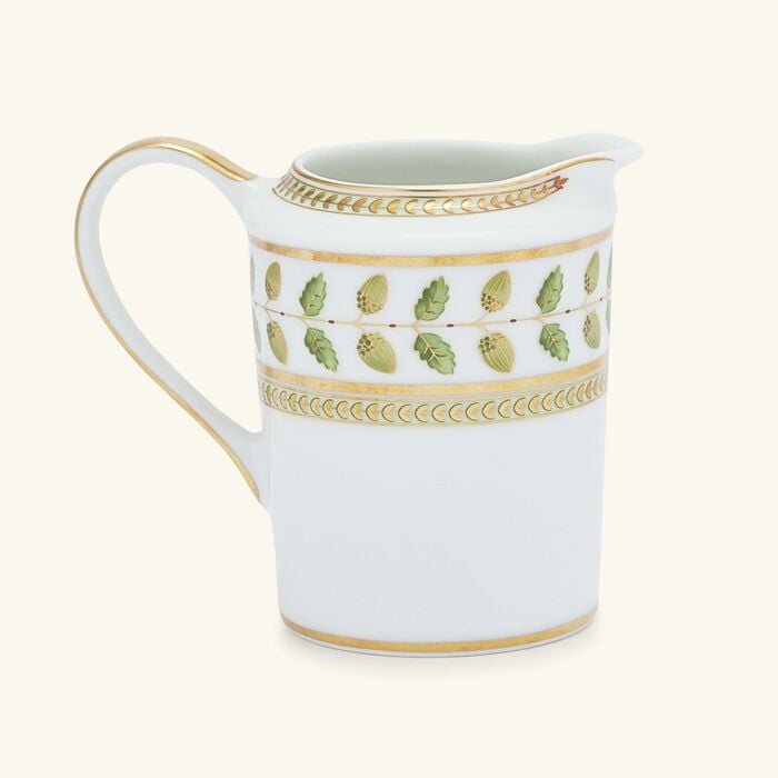 bernardaud constance cream pitcher green
