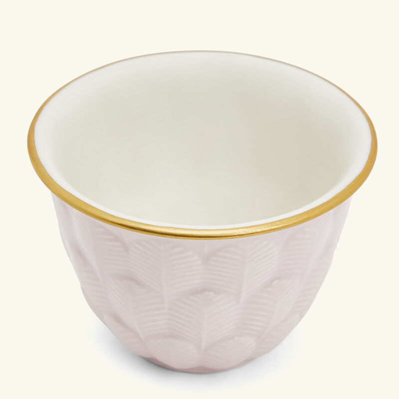 villari peacock arabic coffee cup lilac